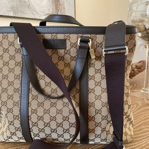 Gucci Canvas Borsa Donna Large Tote Bag